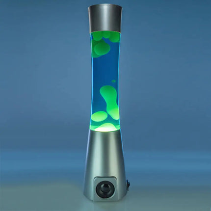 MDI Silver Blue & Yellow Speaker Lava Lamp