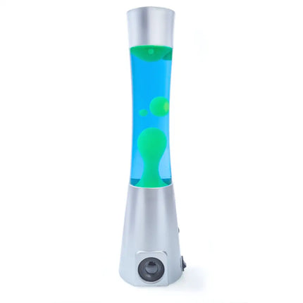 Mood Lighting & Music in One – A 40cm tall lava lamp combining dynamic visuals with powerful sound.