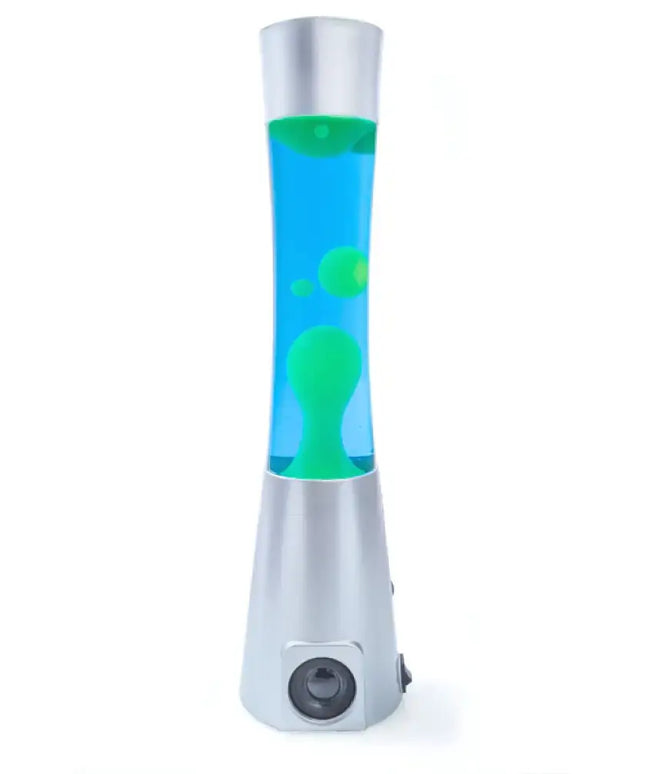 Mood Lighting & Music in One – A 40cm tall lava lamp combining dynamic visuals with powerful sound.