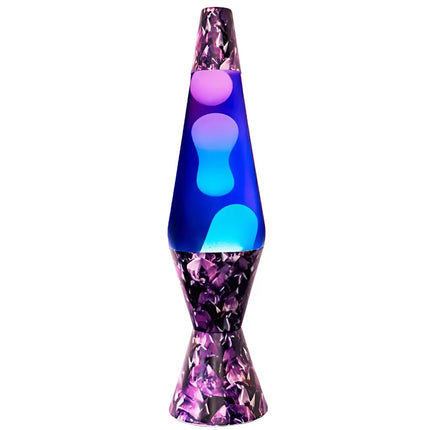 MDI Amethyst Lava Lamp – A dazzling motion lamp with a purple-to-blue gradient glass body.
