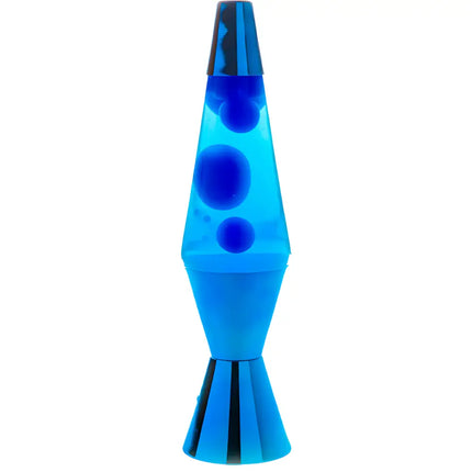 MDI Blue Blue Blue Metallic Lava Lamp – A sleek motion lamp with deep blue lava.