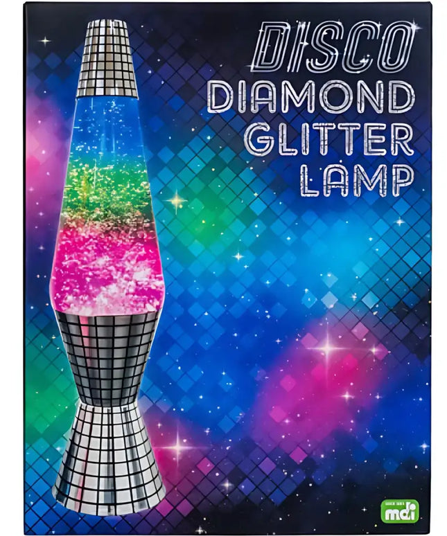 MDI Lava Lamp Diamond Motion 37cm Tall | Disco Mirror Glitter - Home & Garden > Lighting > Table Lamps