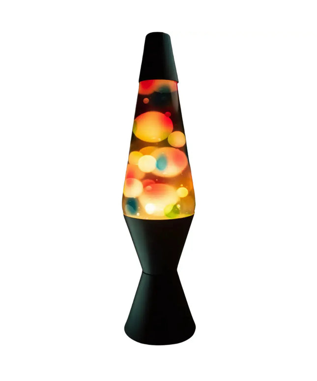 MDI Graffiti Lava Lamp – A vibrant motion lamp with a street-art-inspired design.