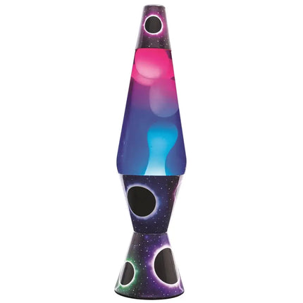 MDI Lost Planet Lava Lamp – A celestial motion lamp with a pink and blue gradient glass body.