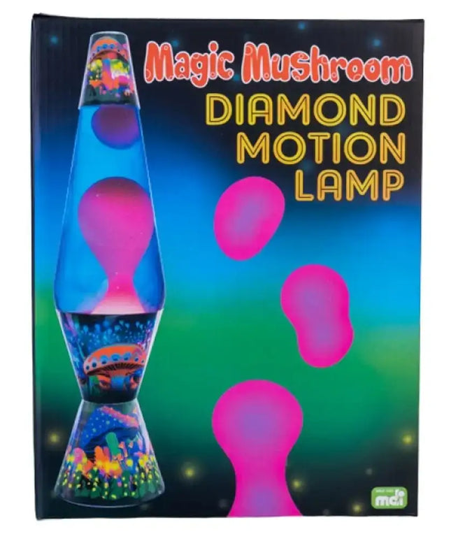 Magic Mushroom Diamond Motion Lava Lamp Dropli, Home & Garden > Lighting, magic-mushroom-diamond-motion