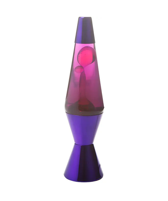 MDI Purple Pink Purple Metallic Lava Lamp – A vibrant motion lamp with pink lava.