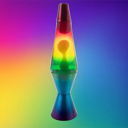 Colourful Motion Lamp – Swirling lava in a bright, multicoloured design.