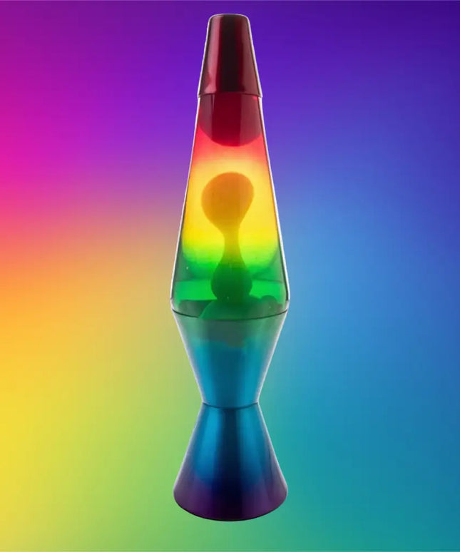 Colourful Motion Lamp – Swirling lava in a bright, multicoloured design.