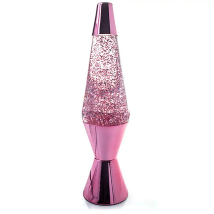 MDI Rose Gold Glitter Lava Lamp 