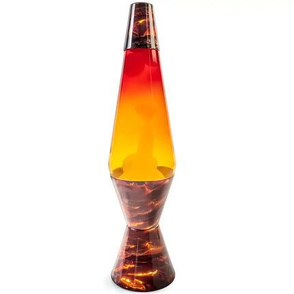 MDI Volcano Lava Lamp – A diamond-shaped lamp with fiery lava flow.
