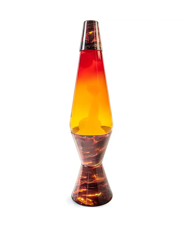 MDI Volcano Lava Lamp – A diamond-shaped lamp with fiery lava flow.