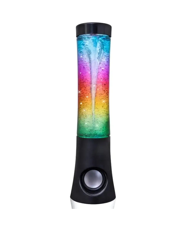 MDI Rainbow Glitter Vortex Speaker | Bluetooth LED Water Speaker