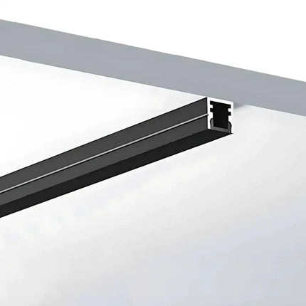 Micro Surface Aluminium Mounting Profile System - Black 8mm x 9mm - Lighting Accessories