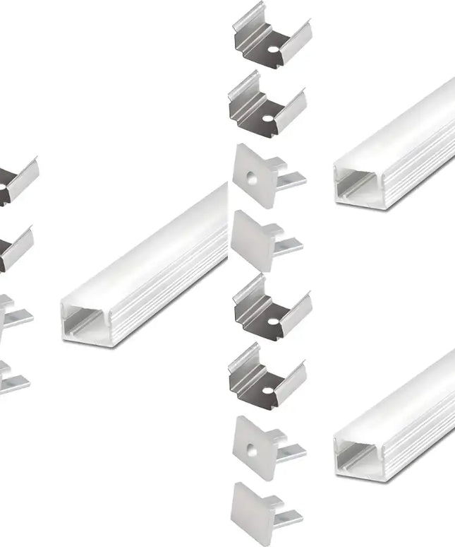"Micro Surface Aluminium Mounting Profile System - Silver 8MM X 9MM for LED Strip Lighting"