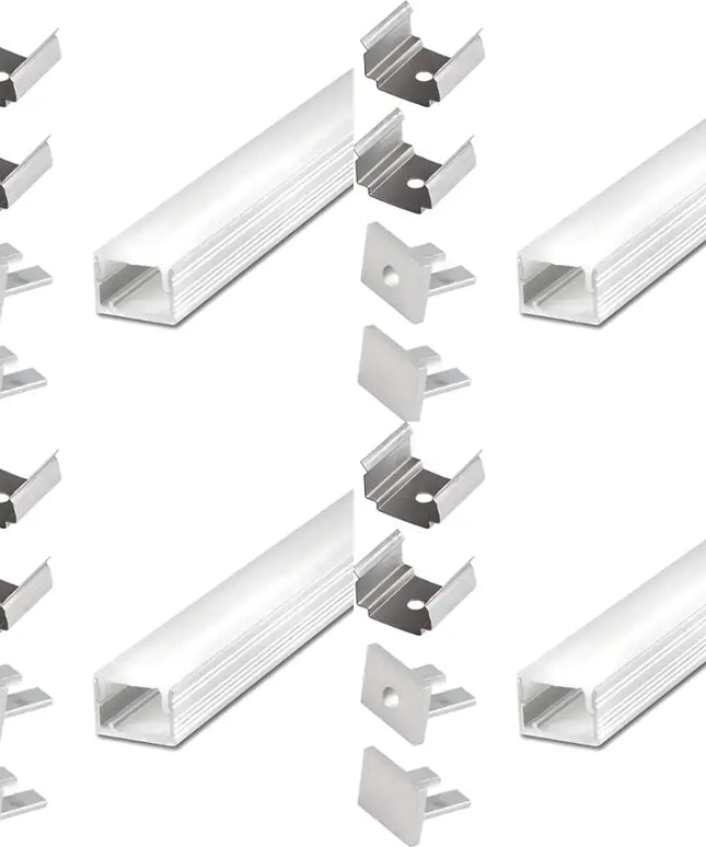 "Micro Surface Aluminium Mounting Profile System - Silver 8MM X 9MM for LED Strip Lighting"