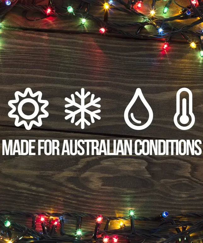 Multicoloured Milano Decor Outdoor LED Fairy Lights suitable for Australian weather