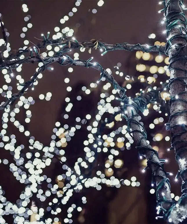 Milano Decor Solar Powered Outdoor Fairy Lights - White - 200 Lights-Home & Garden > Lighting-Dropli