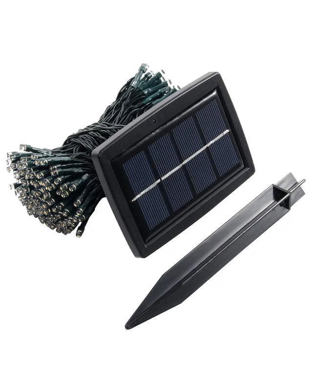 Milano Decor Solar Powered Outdoor Fairy Lights - White - 200 Lights-Home & Garden > Lighting-Dropli