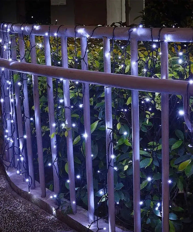 Milano Decor Solar Powered Outdoor Fairy Lights - White - 200 Lights-Home & Garden > Lighting-Dropli