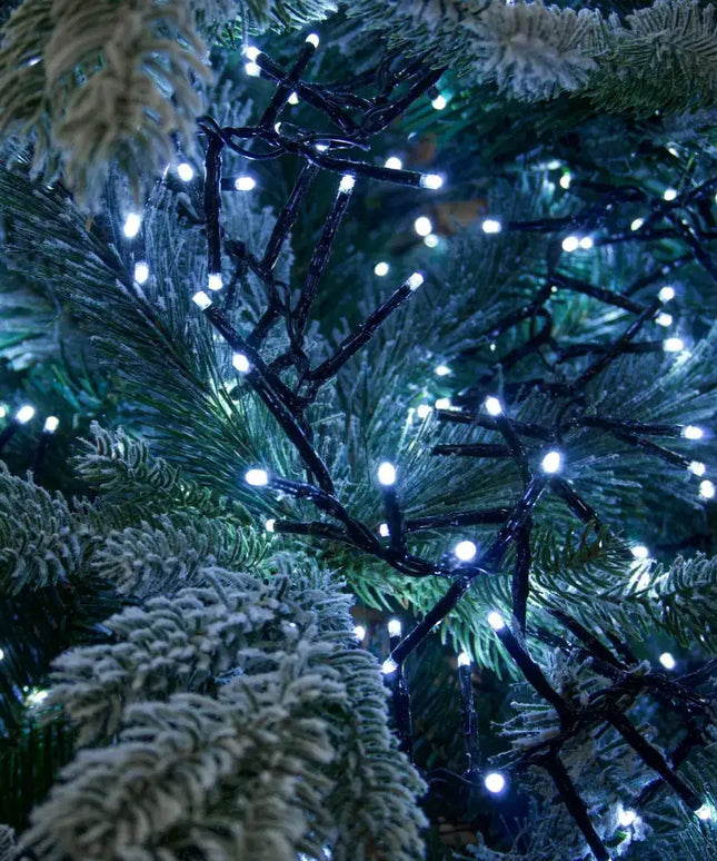 Milano Decor Solar Powered Outdoor Fairy Lights - White - 200 Lights-Home & Garden > Lighting-Dropli