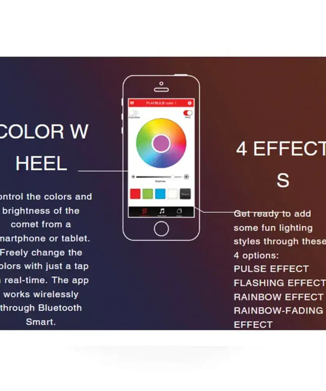 Mipow Playbulb Comet Smart Bluetooth LED Colour Light Strip Kit 2M-Occasions > Party Lights-Koala Lamps and Lighting