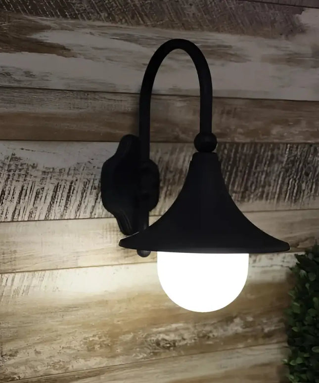 Moca 1 Light Wall Light Black - OL7865BK-Exterior Wall Lights-Oriel Lighting