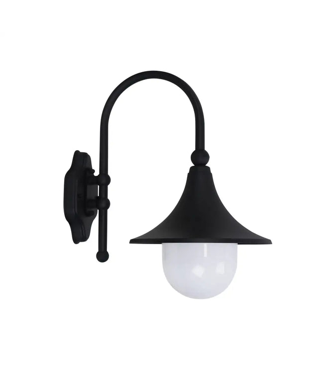 Moca 1 Light Wall Light Black - OL7865BK-Exterior Wall Lights-Oriel Lighting