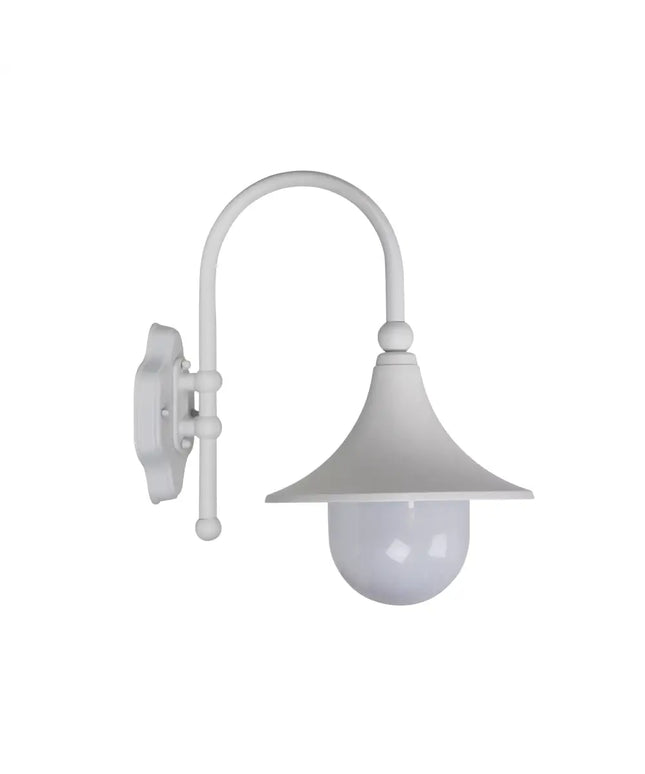 Moca 1 Light Wall Light White - OL7865WH-Exterior Wall Lights-Oriel Lighting