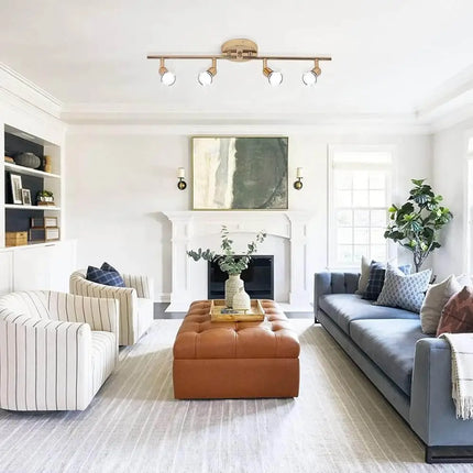 Modern 4-Light Track Lighting Kit LED (Gold) - Home & Garden > Lighting