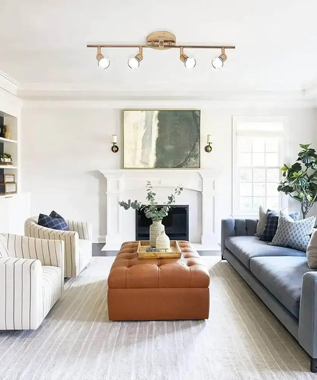 Modern 4-Light Track Lighting Kit LED (Gold) - Home & Garden > Lighting