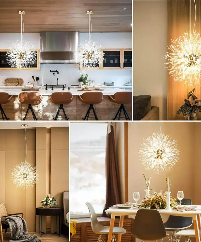 Modern Crystal Chandelier Firework 8 Lights - Home & Garden > Lighting