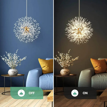 Modern Crystal Chandelier Firework 8 Lights - Home & Garden > Lighting