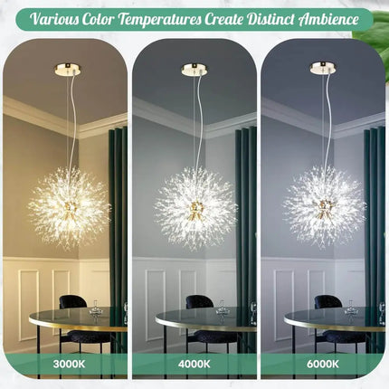 Modern Crystal Chandelier Firework 8 Lights - Home & Garden > Lighting