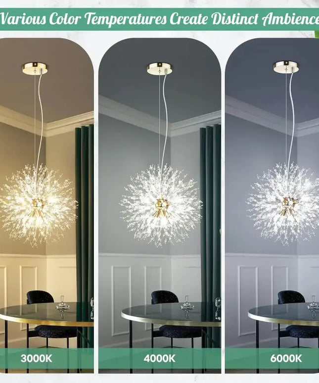 Modern Crystal Chandelier Firework 8 Lights - Home & Garden > Lighting