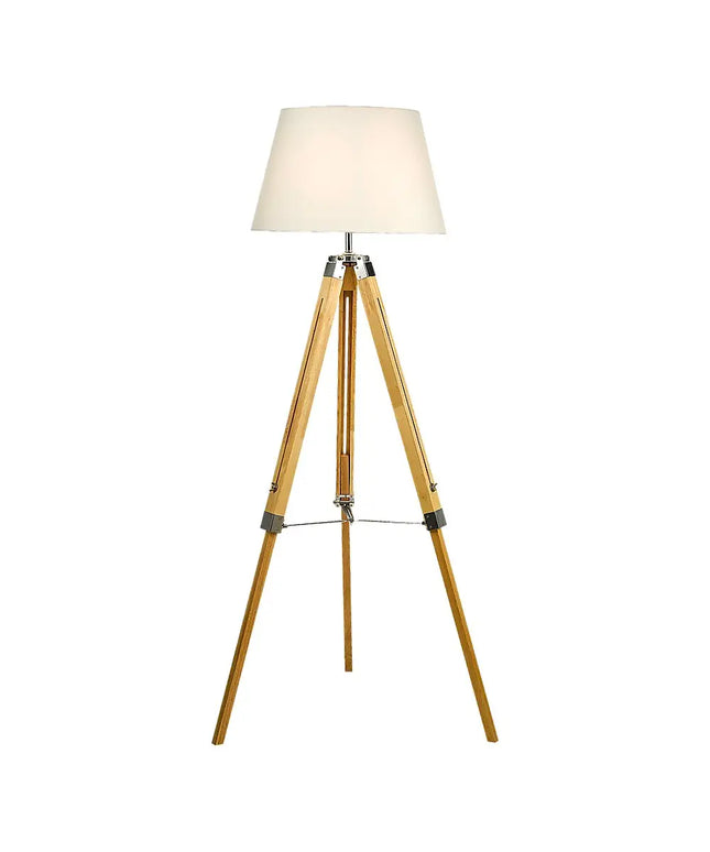 Modern Floor Lamp Wood Tripod Home Bedroom Reading Light 145cm-Home & Garden > Lighting-Koala Lamps and Lighting