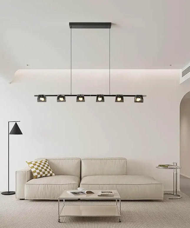 Modern LED Chandelier 6 Lights 48W - Home & Garden > Lighting