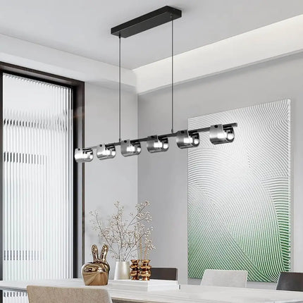 Modern LED Chandelier 6 Lights 48W - Home & Garden > Lighting