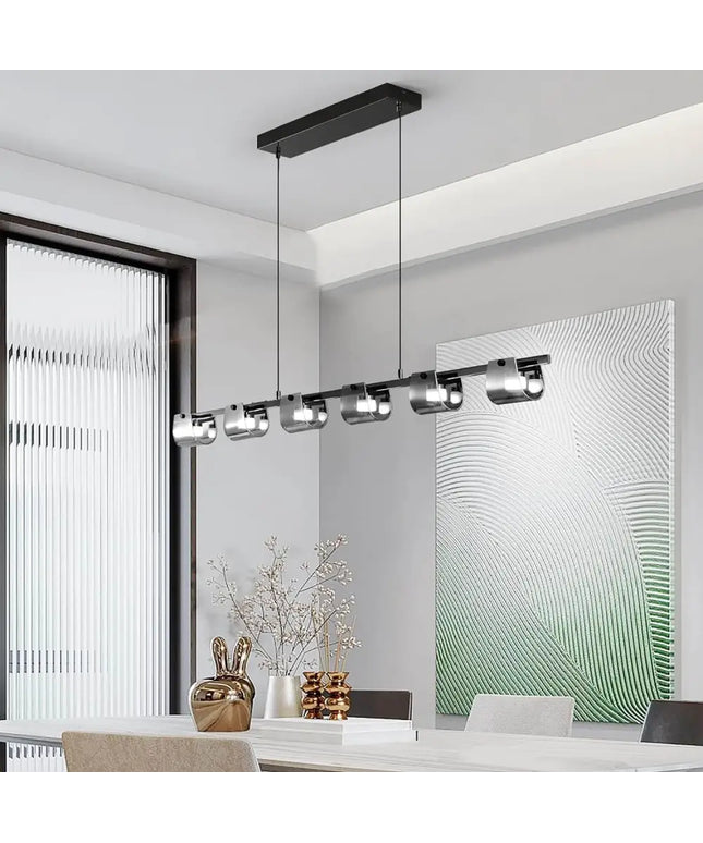 Modern LED Chandelier 6 Lights 48W - Home & Garden > Lighting