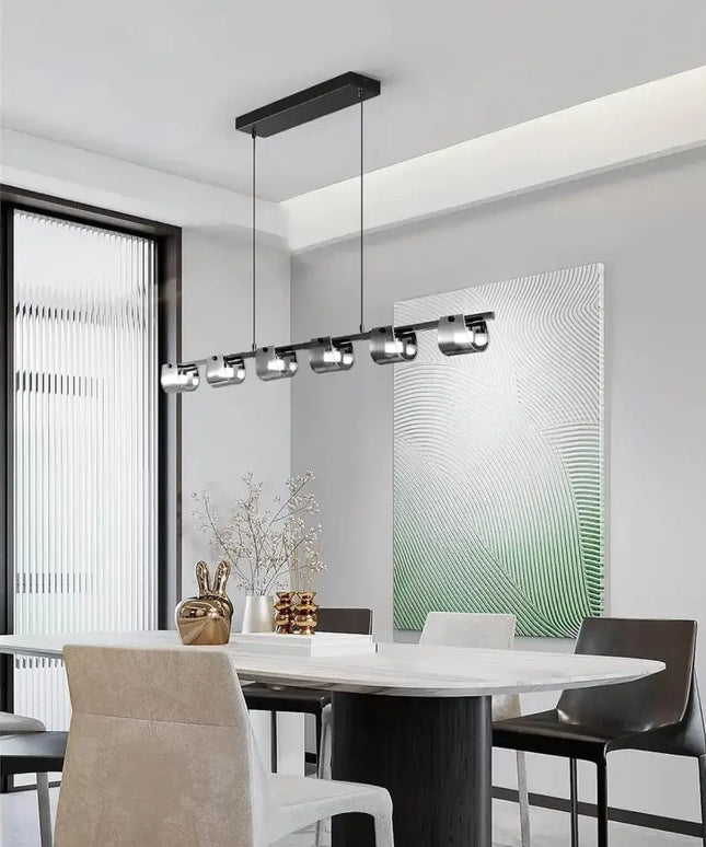 Modern LED Chandelier 6 Lights 48W - Home & Garden > Lighting