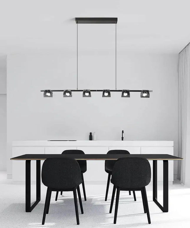 Modern LED Chandelier 6 Lights 48W - Home & Garden > Lighting