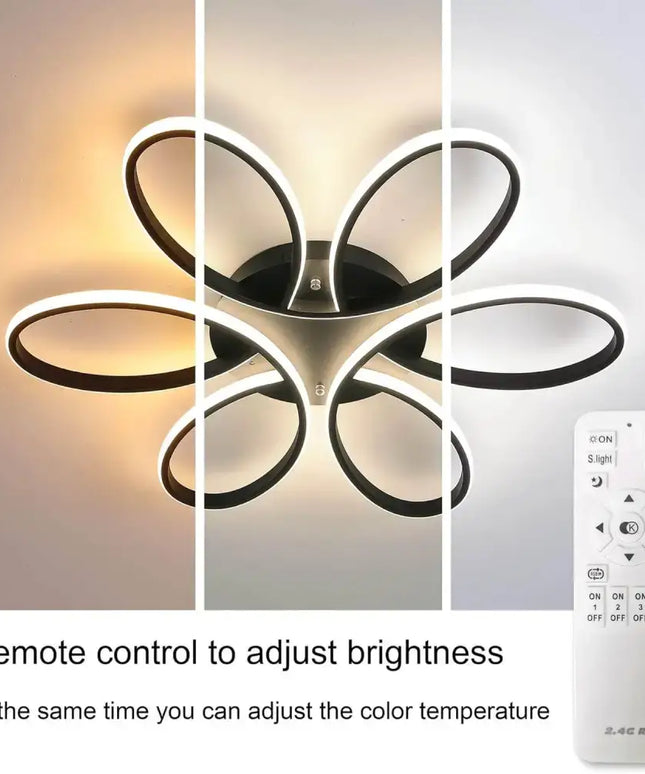 Modern LED Chandelier Light Fixture (90 cm) - Home & Garden > Lighting