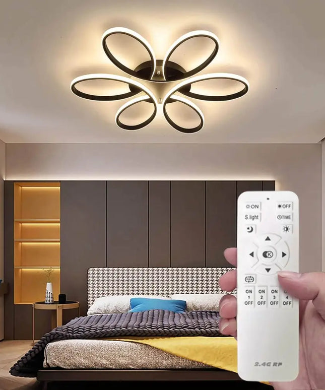 Modern LED Chandelier Light Fixture (90 cm) - Home & Garden > Lighting