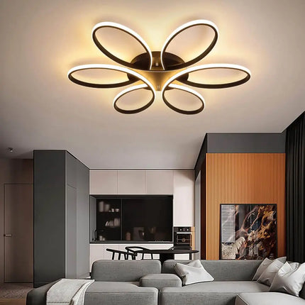 Modern LED Chandelier Light Fixture (90 cm) - Home & Garden > Lighting