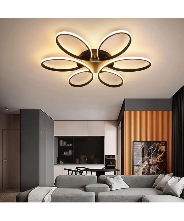 Modern LED Chandelier Light Fixture (90 cm) - Home & Garden > Lighting