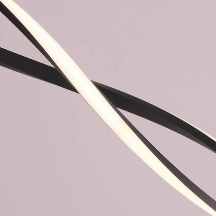 Modern LED Chandelier Lighting Lamps Bedroom Kitchen (Black L80cm Pendant) - Home & Garden > Lighting