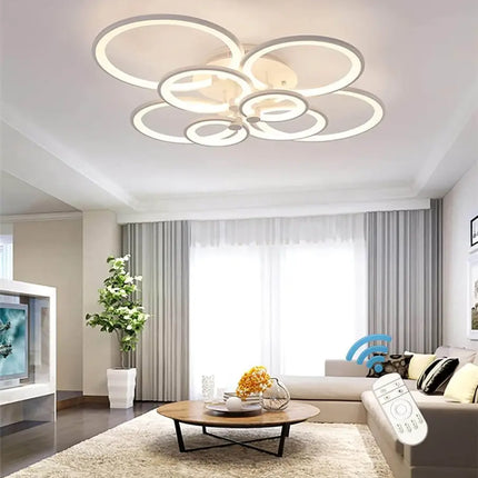 Modern LED Flush Mount Lighting Fixture - Home & Garden > Lighting