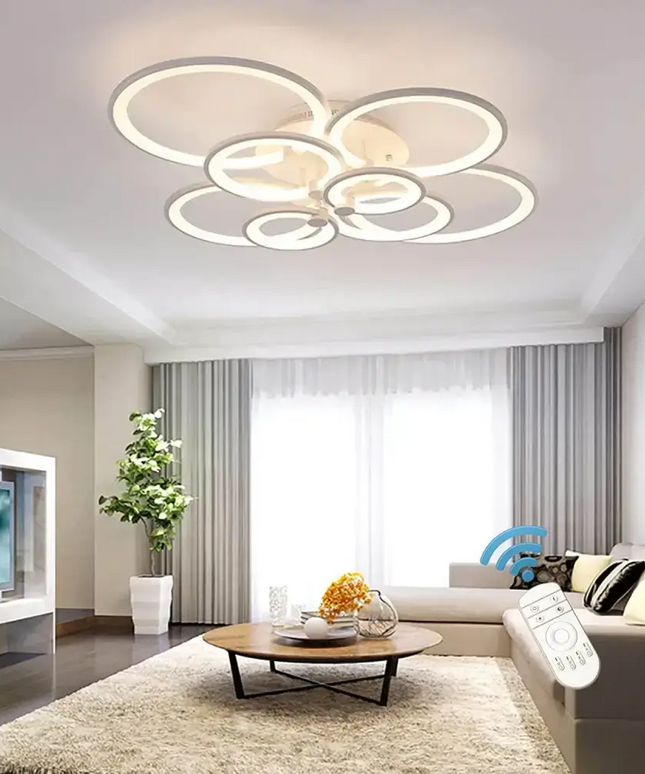 Modern LED Flush Mount Lighting Fixture - Home & Garden > Lighting