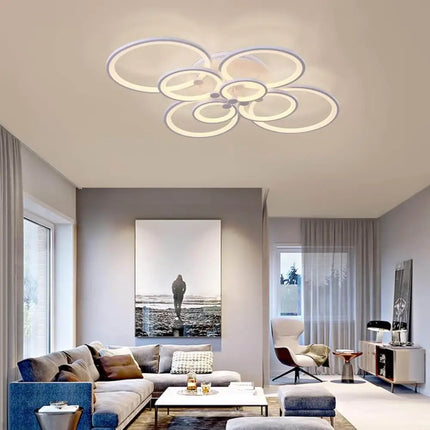 Modern LED Flush Mount Lighting Fixture - Home & Garden > Lighting