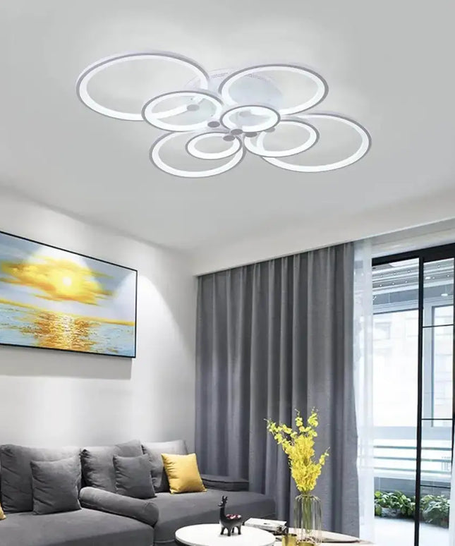 Modern LED Flush Mount Lighting Fixture - Home & Garden > Lighting