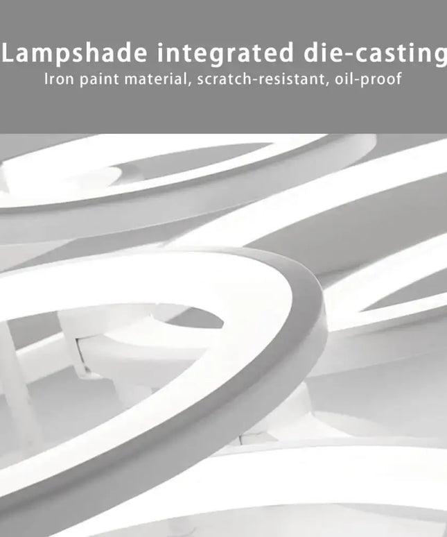 Modern LED Flush Mount Lighting Fixture - Home & Garden > Lighting